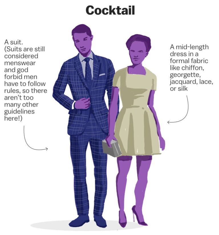 Cocktail Attire Guide, Courtesy Vice